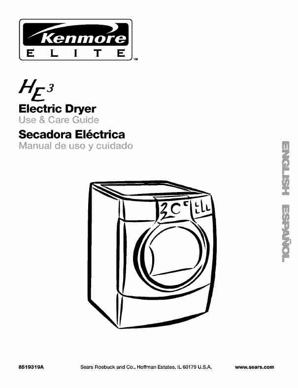 Kenmore Clothes Dryer 8519319A-page_pdf